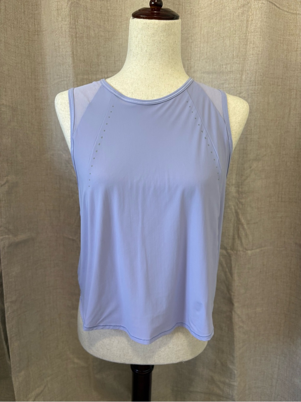 Lululemon Lilac Smoke Sculpt Cropped Tank Size 8